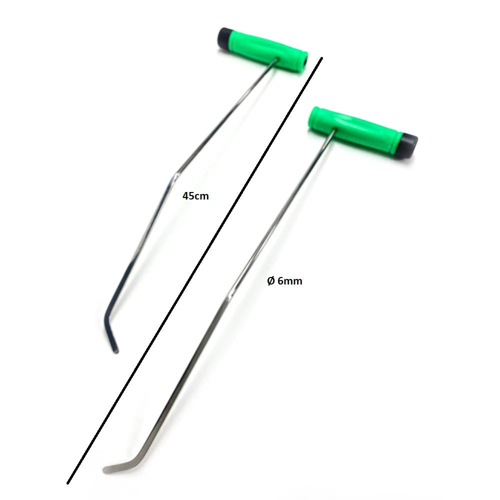 2 Pieces of Special Curve Sticks Green - PDR Tools